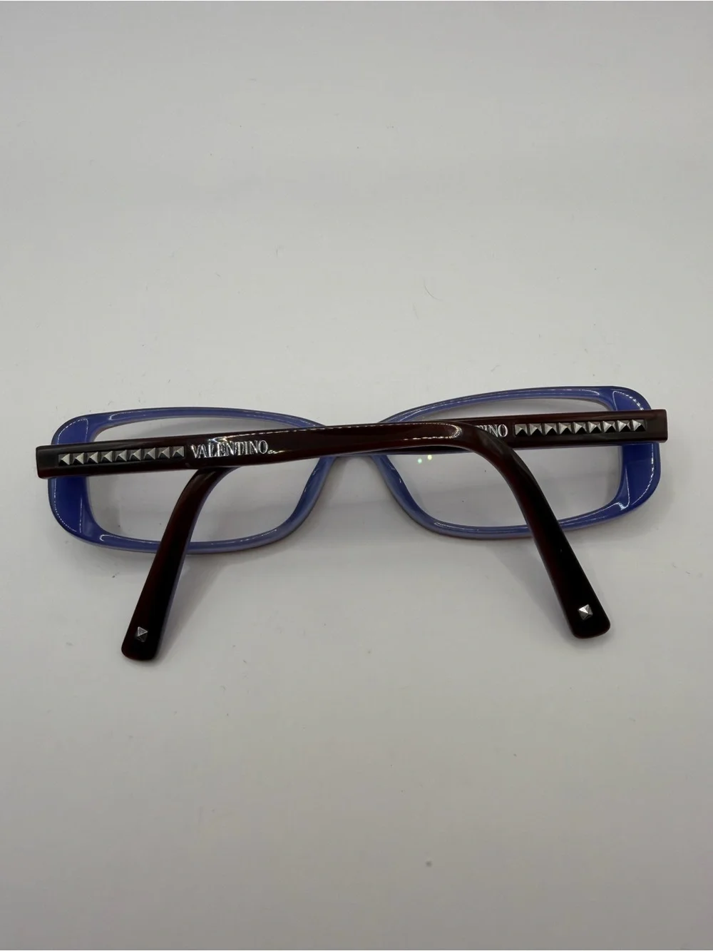 Valentino Italy V5761 ISK 53-14-135 Tortoise/Lavender Eyeglasses Frame IM77 blue